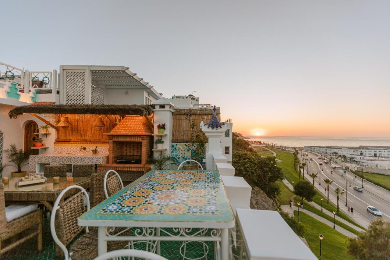 Riad Villa With Mediterranean Sea Views Of Spain And Gibraltar Ταγγέρη Εξωτερικό φωτογραφία