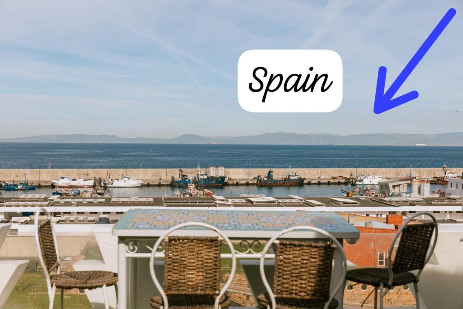 Riad Villa With Mediterranean Sea Views Of Spain And Gibraltar Ταγγέρη Εξωτερικό φωτογραφία